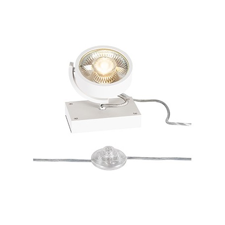 KALU 1, lampe à poser, blanc, QPAR111 max. 75W
