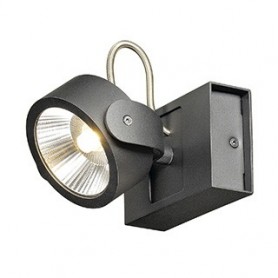 KALU LED 1 applique/plafonnier, noir, LED 17W, 3000K, 60°