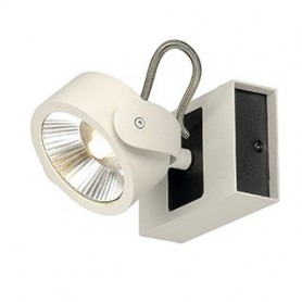 KALU LED 1 applique/plafonnier, blanc/noir, LED 17W, 3000K, 60°