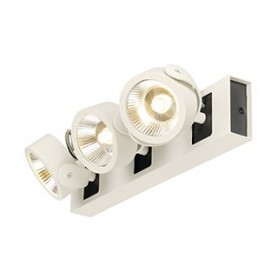 KALU LED 3 applique/plafonnier, blanc/noir, LED 47W, 3000K, 60°
