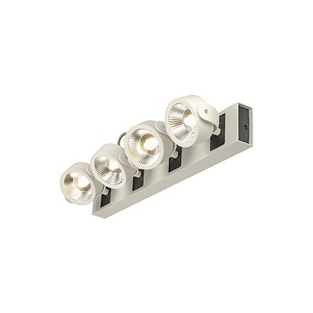 KALU LED 4 applique/plafonnier, blanc/noir, LED 60W, 3000K, 60°