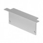 Embouts pour GLENOS profil aluminium à encastrer, gris argent, 2 pièce