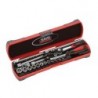 COFFRET BI-MATIERE DOUILLES ET ACCESSOIRES 1/4'' - 45 OUTILS