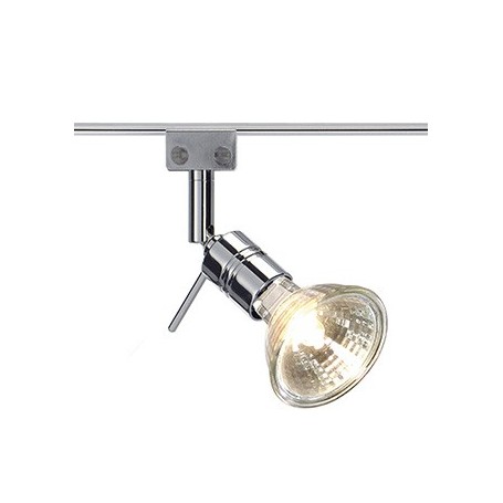 SOLO 90° spot pour GLU- TRAX, chrome, MR16, max. 35W, orientable