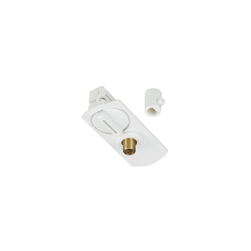 Adaptateur 1 allumage pour suspensions, blanc, passe-fil inclus - 1...