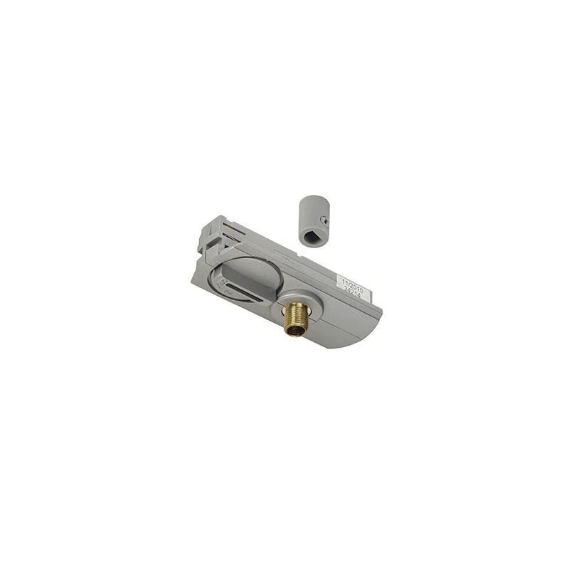 Adaptateur 1 allumage pour suspensions, gris argent, passe-fil incl...