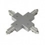 Connecteur en X pour rail 1 allumage 230V, gris argent