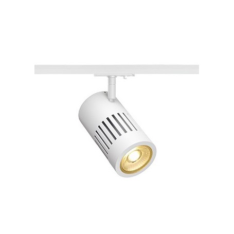 STRUCTEC LED 24W, blanc, 3000K, 36°, adapt rail 1 all. inclus