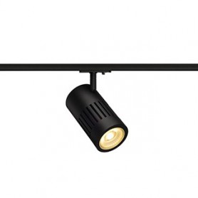 STRUCTEC LED 24W, noir, 3000K, 60°, adapt rail 1 all. inclus