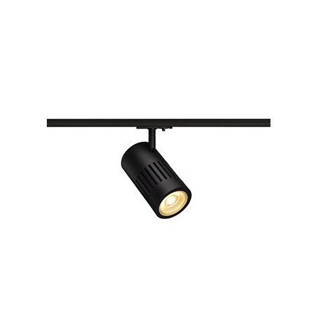 STRUCTEC LED 24W, noir, 3000K, 60°, adapt rail 1 all. inclus
