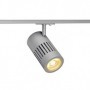 STRUCTEC LED 24W, Gris argent, 3000K, 60°, adapt rail 1 all. inclus