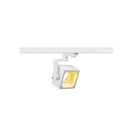 EURO CUBE spot, blanc, LED 3000K, 60°, IRC 90, adaptateur 3 all inclus