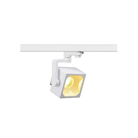 EURO CUBE spot, blanc, LED 3000K, 90°, IRC 90, adaptateur 3 all inclus