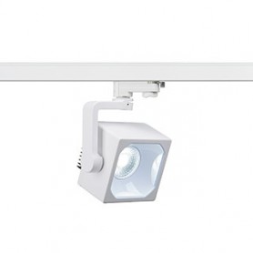 EURO CUBE spot, blanc, LED 4000K, 60°, IRC 90, adaptateur 3 all inclus