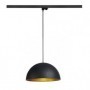 FORCHINI M suspension, 40cm, rond, noir/or, E27, adapt. 3 all. inclus