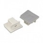 EUTRAC embout pour rail 3 allumages, gris argent