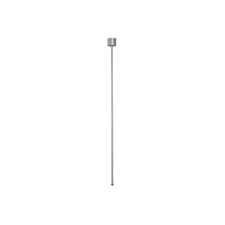 EUTRAC suspension rigide pour rail 3 allumages, gris argent, 120cm