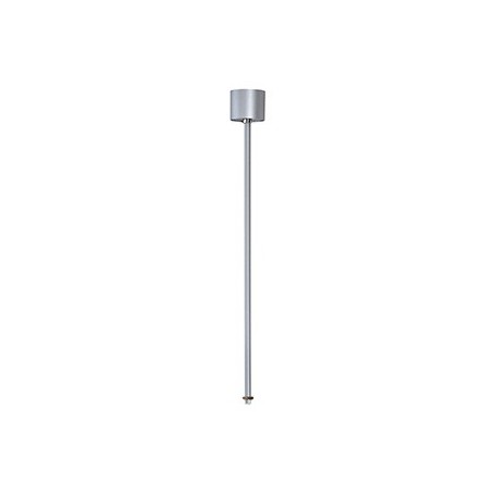 EUTRAC suspension rigide pour rail 3 allumages, gris argent, 60cm