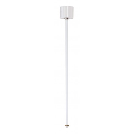 EUTRAC suspension rigide pour rail 3 allumages, blanc RAL 9016, 60cm