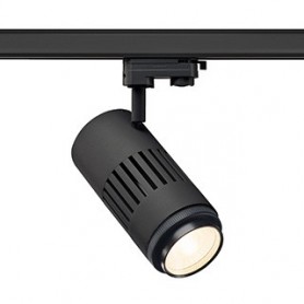 STRUCTEC LED, spot, noir, LED 35W 3000K, lentille ajustable 20-60°