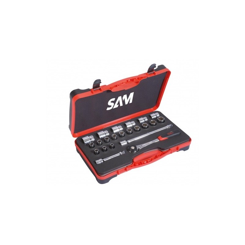 Usa-Rack De Douilles 1/2" Courtes 12p En Pouces (15pc) Sonic Equipment