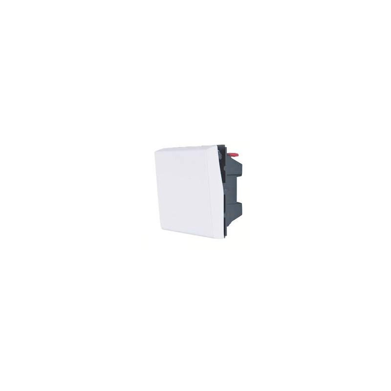 Poussoir ou poussoir inverseur Mosaic Easy-Led 6A 250V~ 2