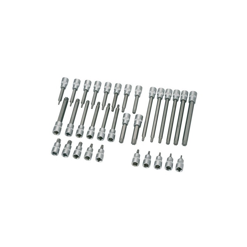 Douille Tournevis 1/2" Avec Revêtement Isolant Pour Vis Torx, T50, Courte