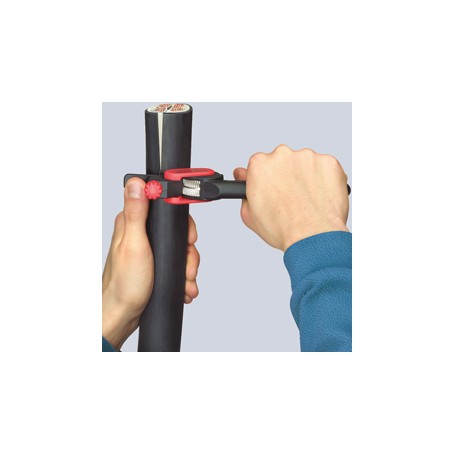 Knipex Outil à dégainer universel pour câbles pour bâtiments et pour  l'industrie 130 mm 16 90 130 SB : : Bricolage
