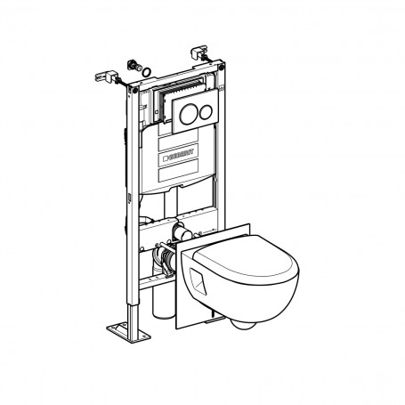 GEBERIT Panneau MONOLITH pour WC suspendu - Vert d'eau