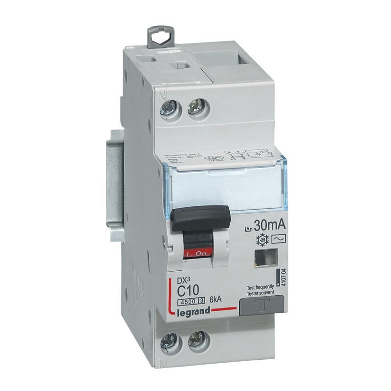 Disjoncteur diff DX³4500 arrivée haute et départ bas à vis U+N 230V...