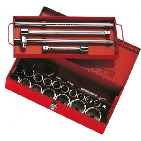 COFFRET 22 OUTILS 3/4'' EN POUCES