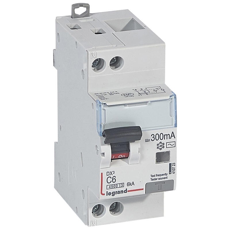 Disjoncteur diff DX³4500 arrivée haute et départ bas à vis U+N 230V...