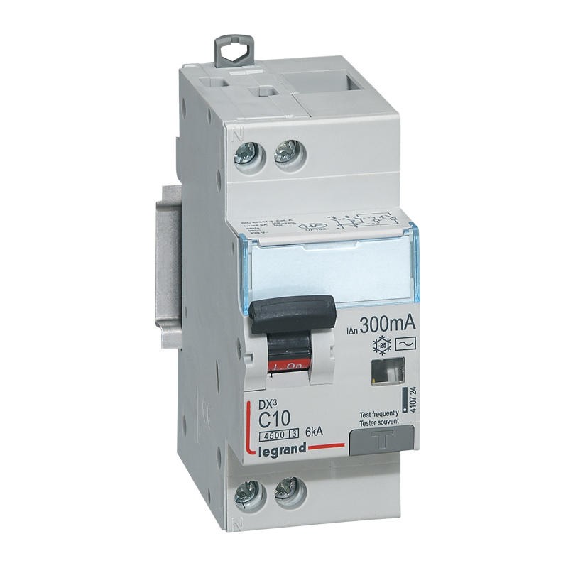 Disjoncteur diff DX³4500 arrivée haute et départ bas à vis U+N 230V...