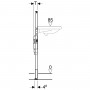Bâti-support Geberit Duofix pour lavabo, 112 cm, robinetterie sur gorge, avec siphon à encastrer - 111.480.00.1