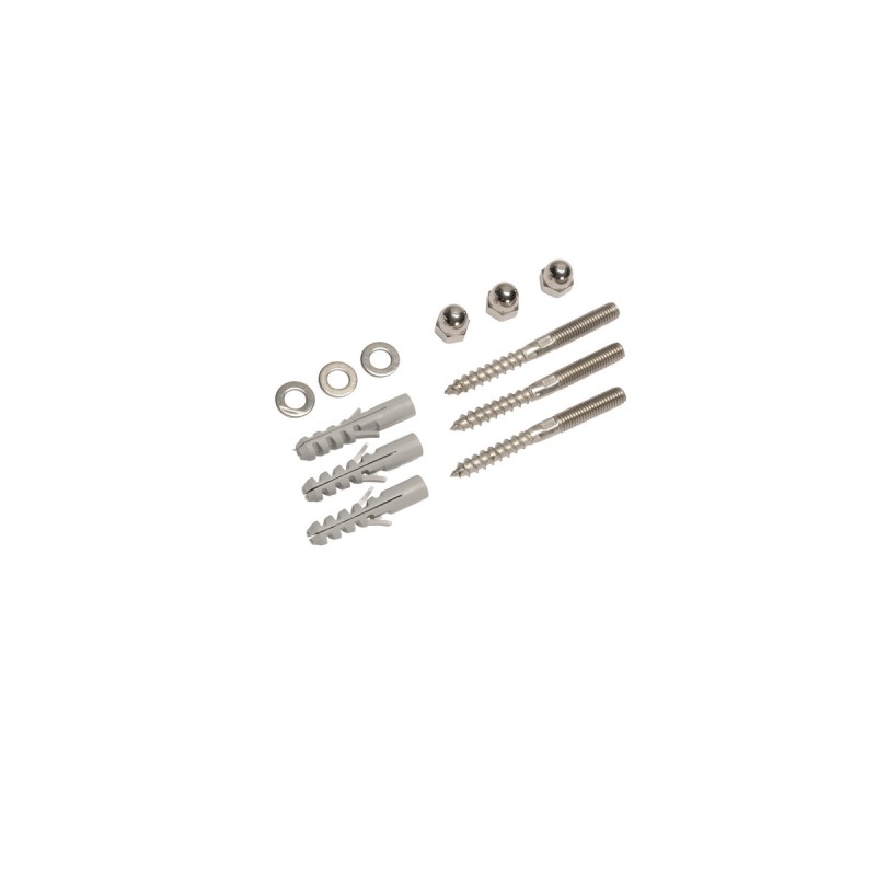 Accessoires de fixation, inox, filetage M8, écrous, chevilles et ro...