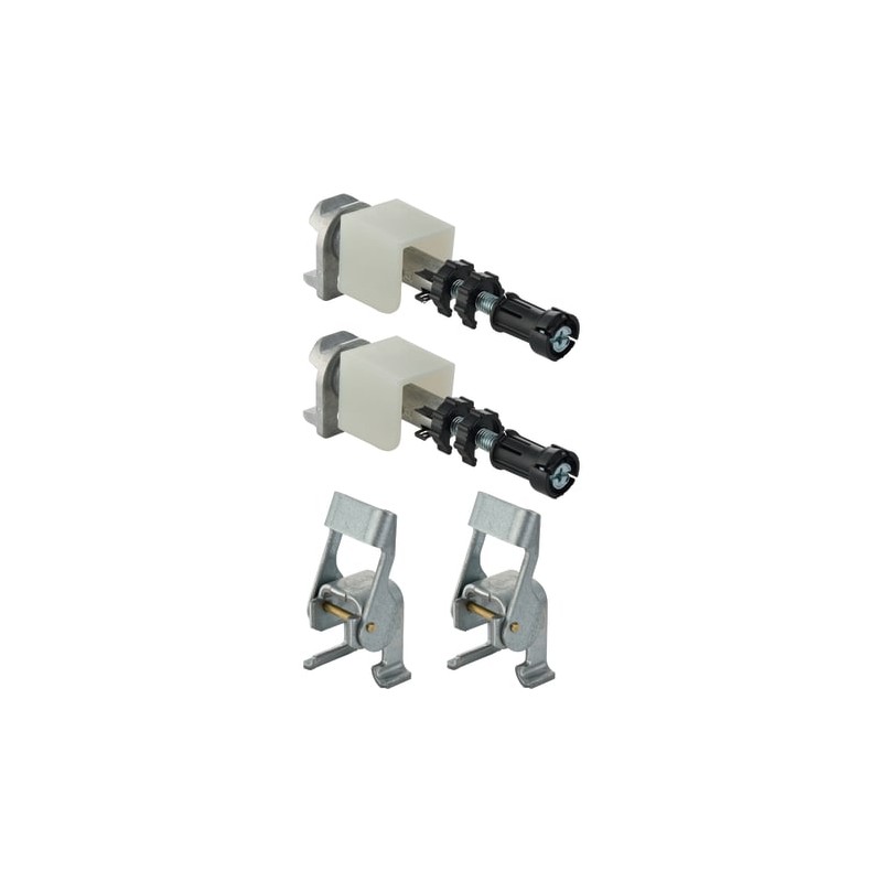Jeu De Fixations Murales Geberit DUOFIX 111815001 - Blanc, 24,6x1,2x16,4cm - Pour Bâti-Support