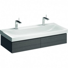 Meuble bas Geberit Xeno² pour lavabo de largeur à partir de 120 cm avec deux tiroirs - 500.517.43.1 - GEBERIT | GENMA