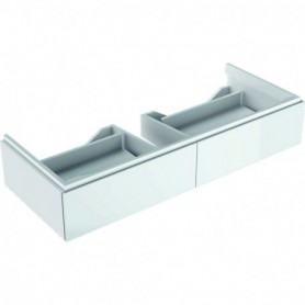 Meuble bas Geberit Xeno² pour lavabo de largeur à partir de 120 cm avec deux tiroirs - 500.517.01.1 - GEBERIT | GENMA