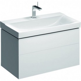 Meuble bas Geberit Xeno² pour lavabo avec deux tiroirs - 500.509.01.1 - GEBERIT | GENMA
