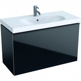 Meuble bas Geberit Acanto pour lavabo un tiroir et un tiroir intérieur compact siphon - 500.616.16.1 - GEBERIT | GENMA