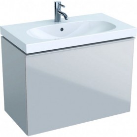 Meuble bas Geberit Acanto pour lavabo un tiroir et un tiroir intérieur compact siphon - 500.615.JL.2 - GEBERIT | GENMA