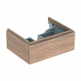 Meuble bas Geberit iCon pour lavabo avec un tiroir Mélamine structuré bois/Chêne naturel - 841262000 - GEBERIT | GENMA