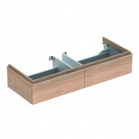Meuble bas Geberit iCon pour lavabo avec une largeur à partir de 120 cm avec deux tiroirs - 841122000 - GEBERIT | GENMA