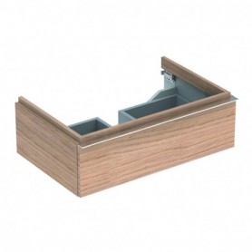 Meuble bas Geberit iCon pour lavabo avec un tiroir Mélamine structuré bois/Chêne naturel - 841277000 - GEBERIT | GENMA