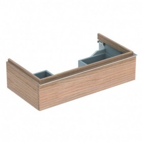 Meuble bas Geberit iCon pour lavabo avec un tiroir Mélamine structuré bois/Chêne naturel - 841292000 - GEBERIT | GENMA