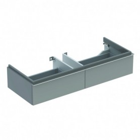 Meuble bas Geberit iCon pour lavabo avec une largeur à partir de 120 cm avec deux tiroirs - 840122000 - GEBERIT | GENMA