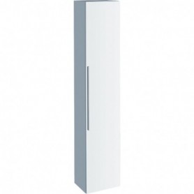 Colonne haute Geberit iCon avec une porte: B:36cm H:180cm T:31.7cm Laqué ultra-brillant / Blanc - 840000000 - GEBERIT | GENMA