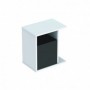Elément latéral Geberit iCon avec boîte: B:37cm H:40cm T:27.3cm Laqué ultra-brillant / Blanc - 840237000 - GEBERIT | GENMA