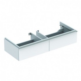 Meuble bas Geberit iCon pour lavabo avec une largeur à partir de 120 cm avec deux tiroirs - 841120000 - GEBERIT | GENMA