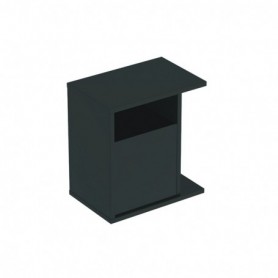 Elément latéral Geberit iCon avec boîte: B:37cm H:40cm T:27.3cm Laqué mat / Gris velouté - 841238000 - GEBERIT | GENMA